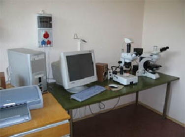 Polarization microscope DM LP with stationary digital camera DC 300 
