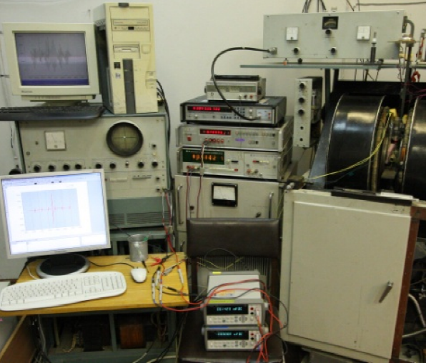 Electron paramagnetic resonance spectrometer (EPR). RE-1306 spectrometer