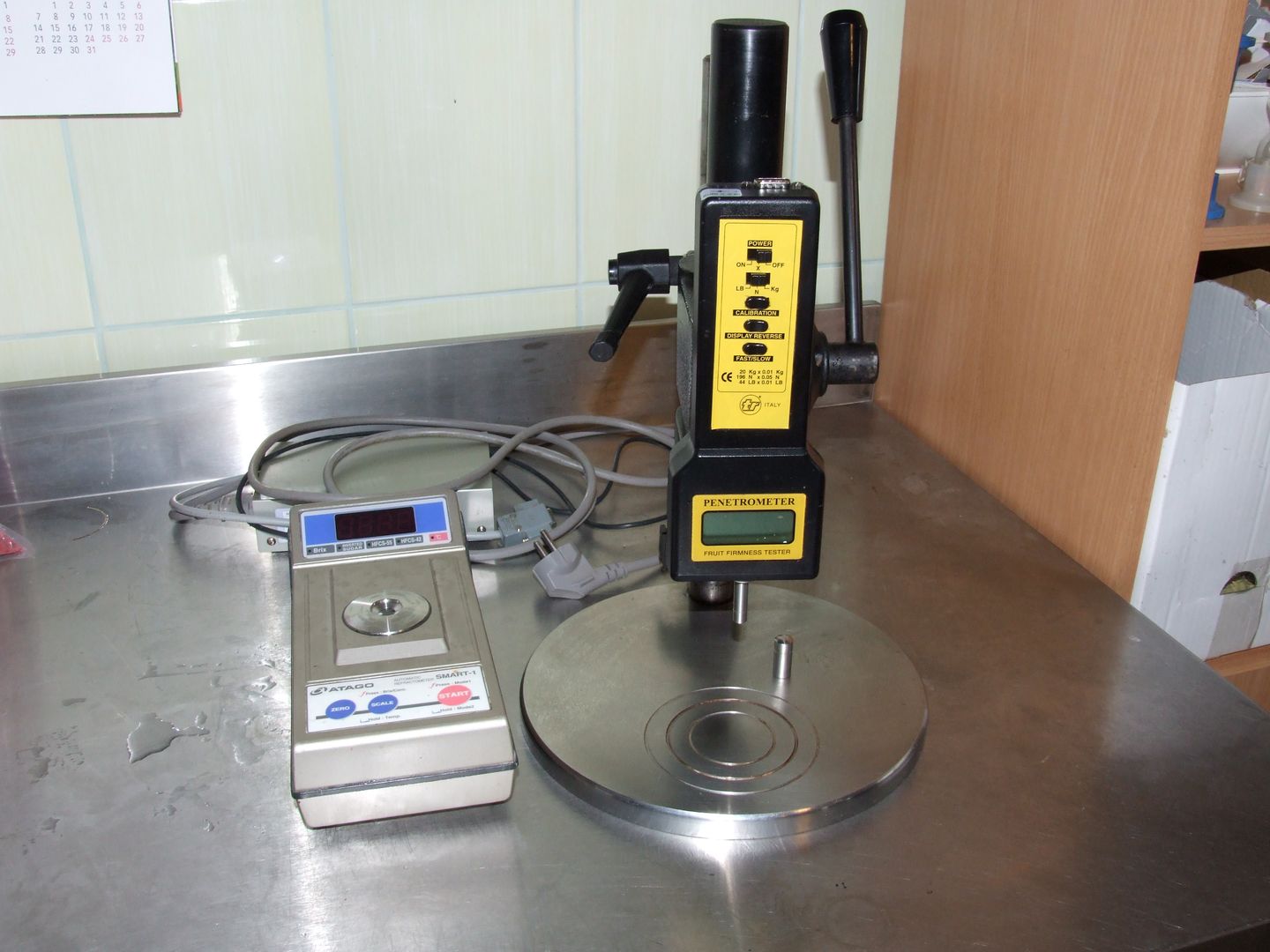 Penetrometer and refractometer