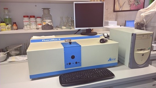 Spectrofluorometer FluoroMax-3, Jobin Yvon