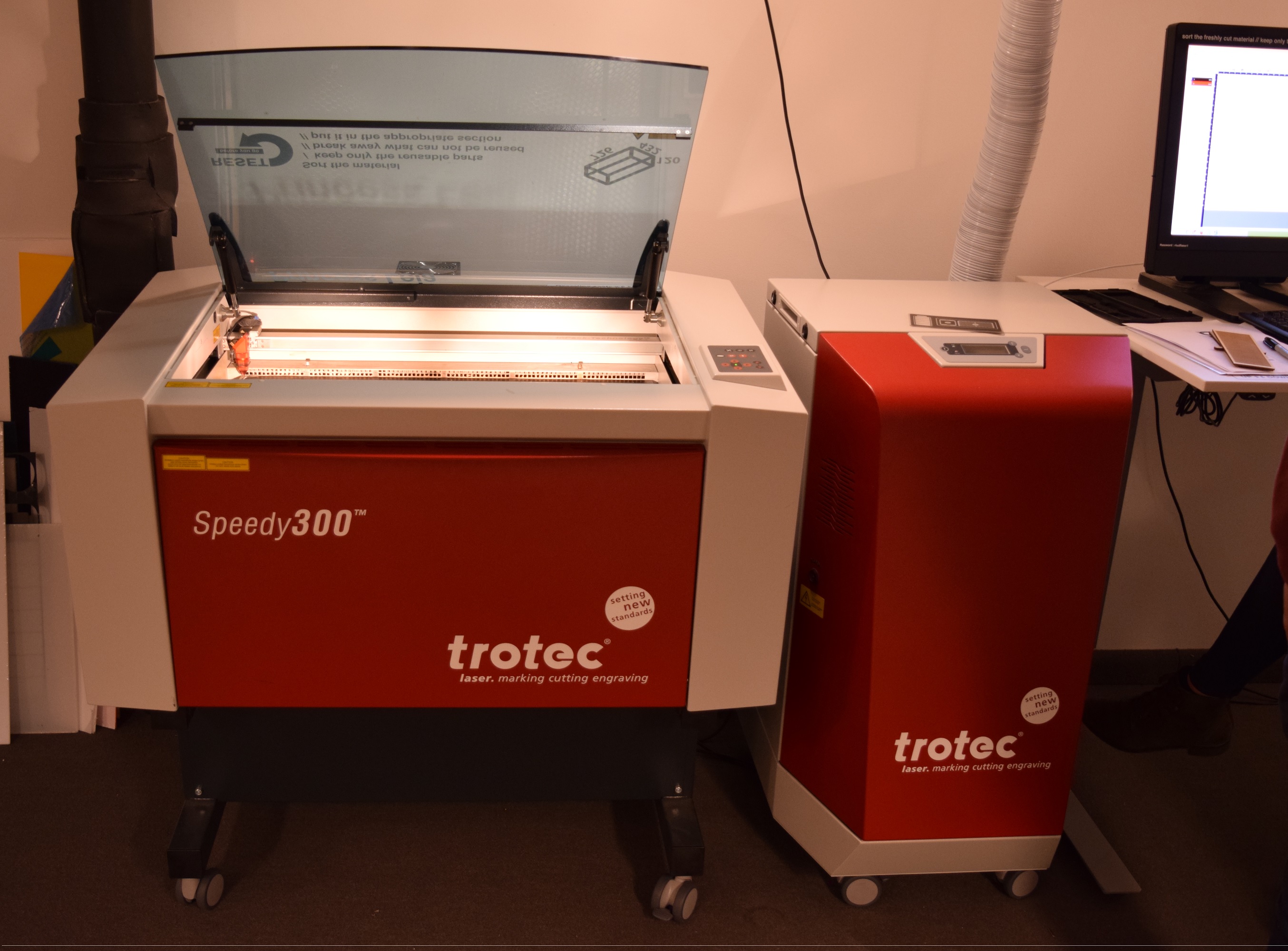 Trotec Speedy300 Laser Cutting and Engraving machine | UseScience